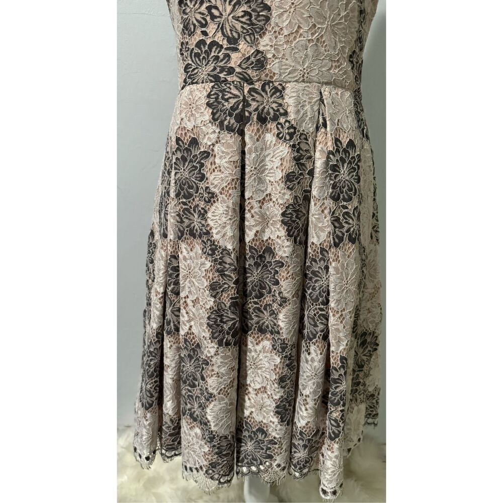 Eliza J Lace fit & flare sleeveless dress with pockets 8 - Picture 8 of 14